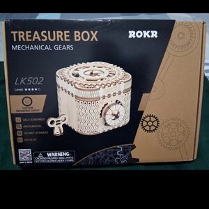 Good GIFT For New Year ROKR Mechanical Gears Treasure Box